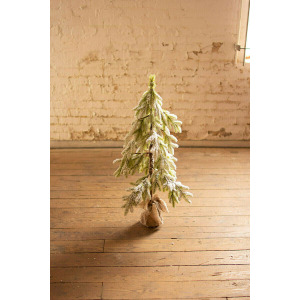 Artificial Frosted Christmas Tree - Small