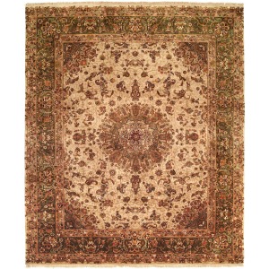 Tabriz Ivory/Green