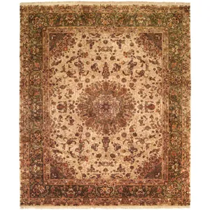 Tabriz Ivory/Green