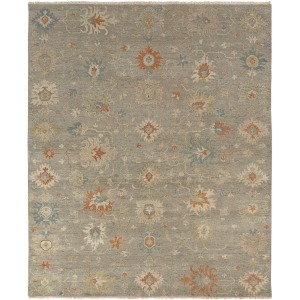 Oushak Stone Grey Rug - 2' x 3'