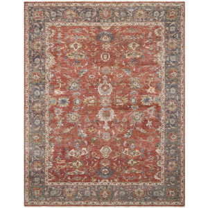 Lyra Crimson/Grey Rug - 6x9