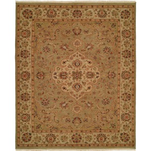 Soumak Pale Green/Ivory
