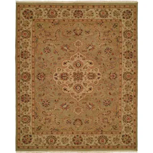 Soumak Pale Green/Ivory