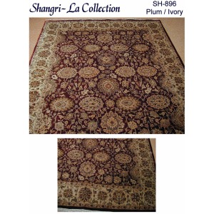 PLUM / IVORY