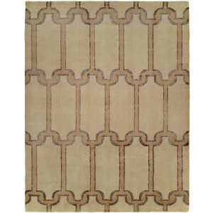 Travertine / Purple Accent