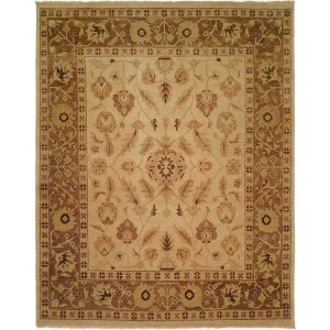Oushak Ivory/Light Brown