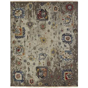 Soumak Linen Denim Rug - 2' x 3'