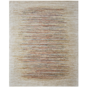 Ventura Rust/Sand Tones Strie Rug - 7'6" x 9'6"
