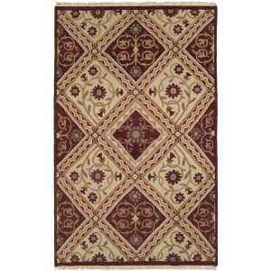 Primrose Ivory/Burgundy
