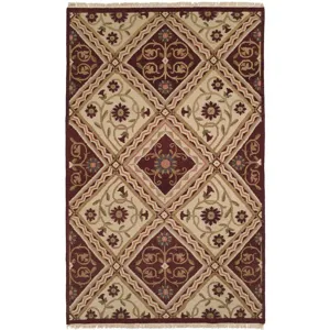 Primrose Ivory/Burgundy