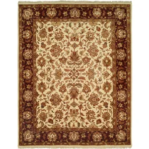 Lateef Ivory/Burgundy