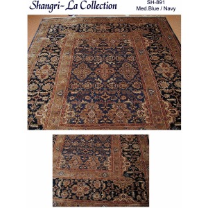 Shangri-La Medium Blue/Navy Rug