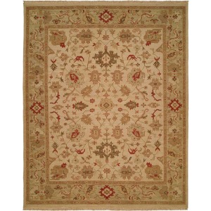 Soumak Ivory/Light Green