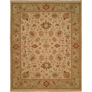 Soumak Ivory/Light Green