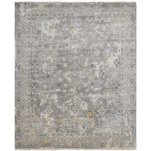 Khotan Vintage Grey Tones Rug - 6' x 9'