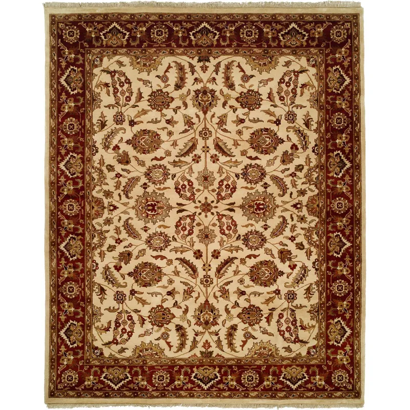 Ivory/Antique Rust
