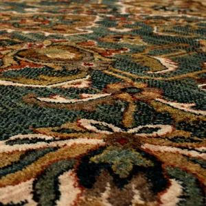 Spice Market Aksum Aquamarine Rug - 5'3" x 7'10" Closeup