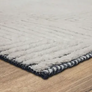 Sirocco By Drew & Jonathan Home Algiers Black/White Rug - 6' x 9' Angle