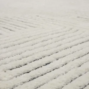 Sirocco By Drew & Jonathan Home Algiers Black/White Rug - 6' x 9' Closeup