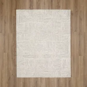 Sirocco By Drew & Jonathan Home Algiers Black/White Rug - 6' x 9' Floor
