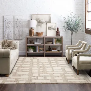 Forsyth Park Ardsley Place Ivory Natural Rug - 8' x 10' Lifestyle
