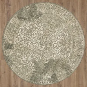 Euphoria Ayr Willow Grey Rug - 8' Round Floor