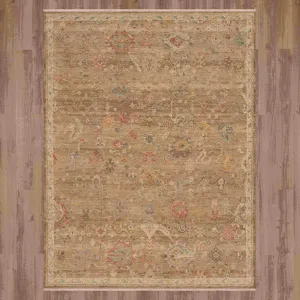 Sundar Bahu Brown Rug - 8' x 10' Floor