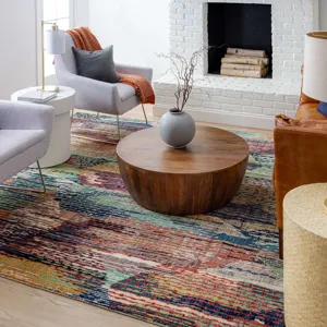 Depiction by Stacy Garcia Bancroft Multi Rug - 8' x 10' Lifestyle
