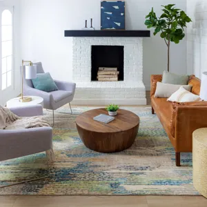 Depiction by Stacy Garcia Bancroft Neutral Rug - 8' x 10' Lifestyle