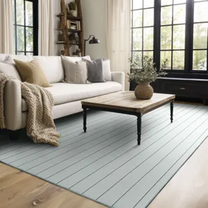 Bar Harbor Aqua Rug - 8' x 10' Lifestyle