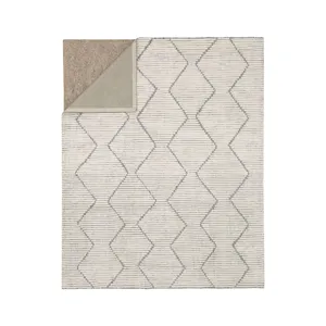 Sirocco By Drew & Jonathan Home Beni Black/White Rug - 9' x 12' Backing