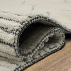 Sirocco By Drew & Jonathan Home Beni Black/White Rug - 9' x 12' Roll