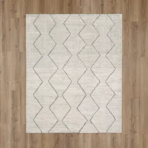 Sirocco By Drew & Jonathan Home Beni Black/White Rug - 9' x 12' Floor