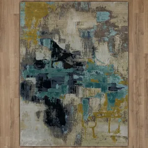 Bespoke Beguiled Blue Rug - 2' x 3' Floor