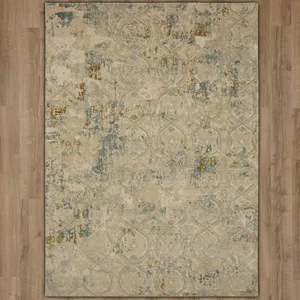 Bespoke Bon Vivant Beige Rug - 8' x 10' Floor