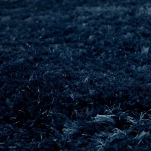 Billow Shag Blue Rug - 7'10" x 10' Closeup
