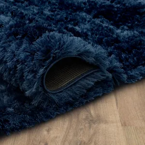 Billow Shag Blue Rug - 7'10" x 10' Roll
