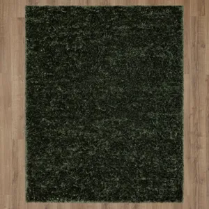 Billow Shag Olive Rug - 6'6" x 9' Floor