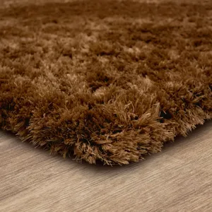Billow Shag Rust Rug - 7'10" x 10' Angle