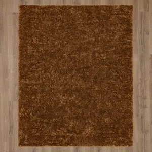 Billow Shag Rust Rug - 7'10" x 10' Floor