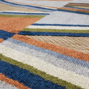 Cabana Boca Grande Multi Rug - 9' x 12' Closeup