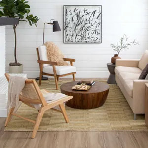 Bobby Berk Broken Stripe Flint Rug - 8' x 10' Lifestyle
