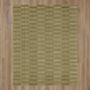 Bobby Berk Broken Stripe Moss Rug - 8' x 10' Floor