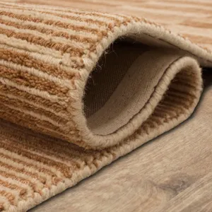 Bobby Berk Broken Stripe Sienna Rug - 8' x 10' Roll