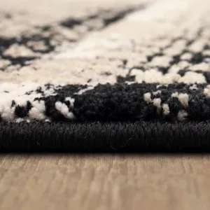 Zephyr Cella Black Rug - 8' x 10' Pile