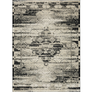 Zephyr Cella Black Rug - 8' x 10'