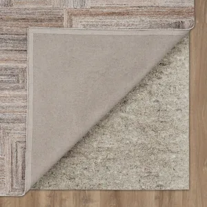 Forsyth Park Cloverdale Beige Steel Rug - 8' x 10' Backing