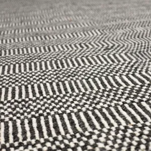 Collinsworth Charcoal Rug - 10' x 14' Closeup