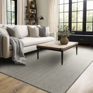 Collinsworth Grey Rug - 8' x 10' Lifestyle