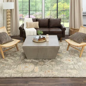 Coventry Kenilworth Grey Rug - 8' x 10' Lifestyle